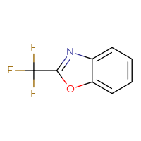 Chemical structure of 2-(trifluoromethyl)-1,3-benzoxazole - CSSB00000055200