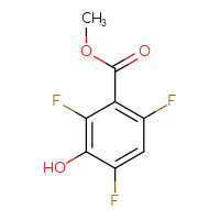 Chemical structure of methyl 2,4,6-trifluoro-3-hydroxybenzoate - CSSB00016074759