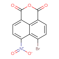 Chemical structure of 10-bromo-8-nitro-3-oxatricyclo[7.3.1.0⁵,¹³]trideca-1(13),5,7,9,11-pentaene-2,4-dione - CSSB06256035605