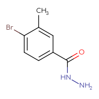 Chemical structure of 4-bromo-3-methylbenzohydrazide - CSSB00012339724