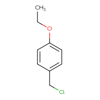 Chemical structure of 1-(chloromethyl)-4-ethoxybenzene - CSSB00000181365