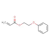 Chemical structure of 2-phenoxyethyl prop-2-enoate - CSSB00000039461