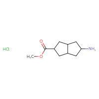 Chemical structure of methyl 5-amino-octahydropentalene-2-carboxylate hydrochloride - CSSB21043408279