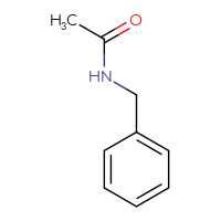 Chemical structure of N-benzylacetamide - CSSB00000153108