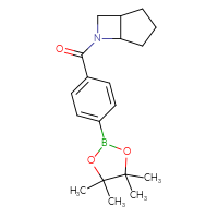 Chemical structure of 6-[4-(4,4,5,5-tetramethyl-1,3,2-dioxaborolan-2-yl)benzoyl]-6-azabicyclo[3.2.0]heptane - CSSB02526791606