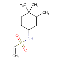 Chemical structure of N-(3,4,4-trimethylcyclohexyl)ethene-1-sulfonamide - CSMB21332101110