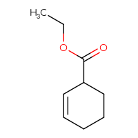 Chemical structure of ethyl cyclohex-2-ene-1-carboxylate - CSSB00009826212