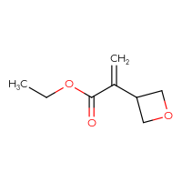 Chemical structure of ethyl 2-(oxetan-3-yl)prop-2-enoate - CSSB14826789053
