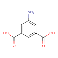 Chemical structure of 5-aminobenzene-1,3-dicarboxylic acid - CSSB00000181779