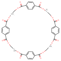 Chemical structure of 3,6,13,16,23,26,33,36-octaoxapentacyclo[36.2.2.2⁸,¹¹.2¹⁸,²¹.2²⁸,³¹]octatetraconta-1(40),8,10,18,20,28,30,38,41,43,45,47-dodecaen-2,7,12,17,22,27,32,37-octone - CSSB06256080387