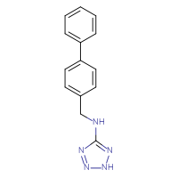 Chemical structure of N-({[1,1'-biphenyl]-4-yl}methyl)-2H-1,2,3,4-tetrazol-5-amine - CSSB00121622274