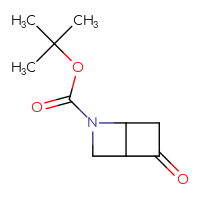 Chemical structure of tert-butyl 5-oxo-2-azabicyclo[2.2.0]hexane-2-carboxylate - CSSB06741707192