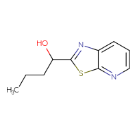 Chemical structure of 1-{[1,3]thiazolo[5,4-b]pyridin-2-yl}butan-1-ol - CSSB00108759862