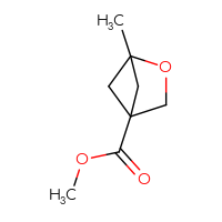 Chemical structure of methyl 1-methyl-2-oxabicyclo[2.1.1]hexane-4-carboxylate - CSSB00121311181