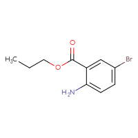 Chemical structure of propyl 2-amino-5-bromobenzoate - CSSB00000747741