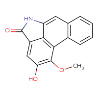 Chemical structure of 14-hydroxy-15-methoxy-10-azatetracyclo[7.6.1.0²,⁷.0¹²,¹⁶]hexadeca-1(16),2(7),3,5,8,12,14-heptaen-11-one - CSSB00102623941