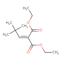 Chemical structure of 1,3-diethyl 2-(2,2-dimethylpropylidene)propanedioate - CSSB00014900676