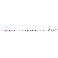 Chemical structure of 1,17-dimethyl heptadecanedioate - CSSB00020644602