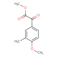 Chemical structure of methyl 2-(4-methoxy-3-methylphenyl)-2-oxoacetate - CSSB00012361191
