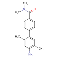 Chemical structure of 4'-amino-N,N,2',5'-tetramethyl-[1,1'-biphenyl]-4-carboxamide - CSSB06347003718