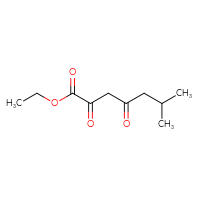 Chemical structure of ethyl 6-methyl-2,4-dioxoheptanoate - CSSB00000027059