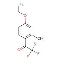 Chemical structure of 2-chloro-1-(4-ethoxy-2-methylphenyl)-2,2-difluoroethan-1-one - CSSB20813963442