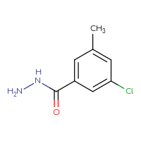 Chemical structure of 3-chloro-5-methylbenzohydrazide - CSSB00012889001