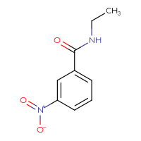 Chemical structure of N-ethyl-3-nitrobenzamide - CSSB00000160086