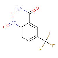 Chemical structure of 2-nitro-5-(trifluoromethyl)benzamide - CSSB00010172890