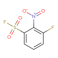 Chemical structure of 3-fluoro-2-nitrobenzene-1-sulfonyl fluoride - CSSB00102728034
