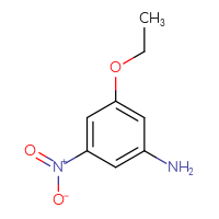 Chemical structure of 3-ethoxy-5-nitroaniline - CSSB00012281746