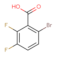Chemical structure of 6-bromo-2,3-difluorobenzoic acid - CSSB00010177765