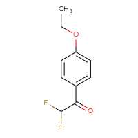Chemical structure of 1-(4-ethoxyphenyl)-2,2-difluoroethan-1-one - CSSB00012351391