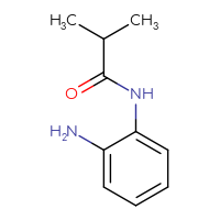 Chemical structure of N-(2-aminophenyl)-2-methylpropanamide - CSSB00011193546