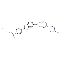 Chemical structure of N,N-dimethyl-4-{6-[6-(4-methylpiperazin-1-yl)-1H-1,3-benzodiazol-2-yl]-1H-1,3-benzodiazol-2-yl}aniline hydrochloride - CSSB21151095042