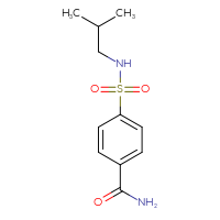 Chemical structure of 4-[(2-methylpropyl)sulfamoyl]benzamide - CSSB00000400602