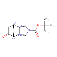 Chemical structure of rac-tert-butyl (1R,2S,6S,7R)-8-oxo-4-azatricyclo[5.2.2.0²,⁶]undecane-4-carboxylate - CSSB02126490553