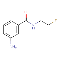 Chemical structure of 3-amino-N-(2-fluoroethyl)benzamide - CSSB00014630973