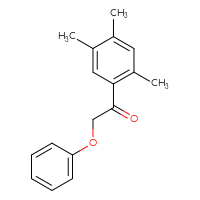 Chemical structure of 2-phenoxy-1-(2,4,5-trimethylphenyl)ethan-1-one - CSSB00000381987