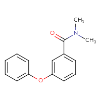 Chemical structure of N,N-dimethyl-3-phenoxybenzamide - CSSB00103752862