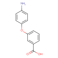 Chemical structure of 3-(4-aminophenoxy)benzoic acid - CSSB00025711934