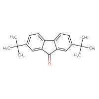 Chemical structure of 2,7-di-tert-butyl-9H-fluoren-9-one - CSSB00102588376