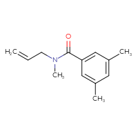 Chemical structure of N,3,5-trimethyl-N-(prop-2-en-1-yl)benzamide - CSSB01991569437