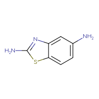 Chemical structure of 1,3-benzothiazole-2,5-diamine - CSSB00000076596