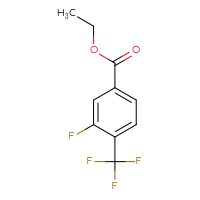 Chemical structure of ethyl 3-fluoro-4-(trifluoromethyl)benzoate - CSSB00006007692