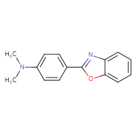 Chemical structure of 4-(1,3-benzoxazol-2-yl)-N,N-dimethylaniline - CSSB00160243098