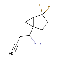 C10H13F2N