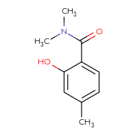 Chemical structure of 2-hydroxy-N,N,4-trimethylbenzamide - CSSB00000192133