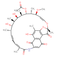 Chemical structure of (7S,9E,11S,12R,13S,14R,15R,16R,17S,18S,19E)-2,15,17-trihydroxy-11-methoxy-3,7,12,14,16,18,22-heptamethyl-6,23,27,29-tetraoxo-8,30-dioxa-24-azatetracyclo[23.3.1.1⁴,⁷.0⁵,²⁸]triaconta-1(28),2,4,9,19,21,25-heptaen-13-yl acetate - CSSB02531767730