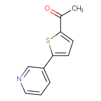 Chemical structure of 1-[5-(pyridin-3-yl)thiophen-2-yl]ethan-1-one - CSSB00012339424
